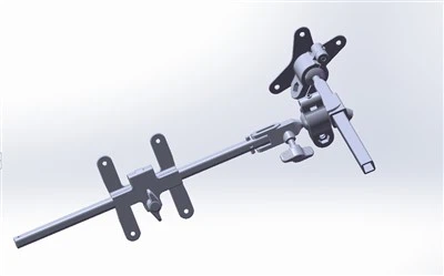 Części na wózku nierdzewnym